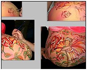 Bellypainting. Making of ... Elfe. Bellypainting Evelina Iacubino