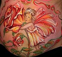 Elfe Babybauchbemalung Bauchbemalung Bellypainting Evelina Iacubino