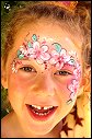 Schmetterling Blume Ranken. Bilder. Kinderschminken Evelina Iacubino