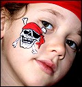 Pirat Seeräuber. Kinderschminken Evelina Iacubino