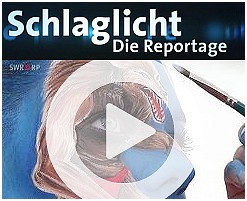 Die Körpermaler. Wenn Haut zur Kunst wird. SWR TV Schlaglicht Die Reportage. Facepainting Evelina Iacubino